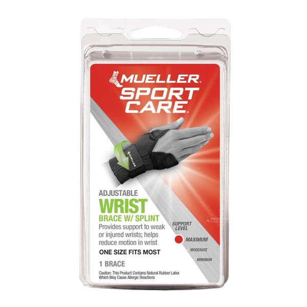 Mueller Wrist Brace with Splint - One Size