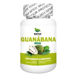 Guanabana Hoja 100 Cápsulas Sabor Natural