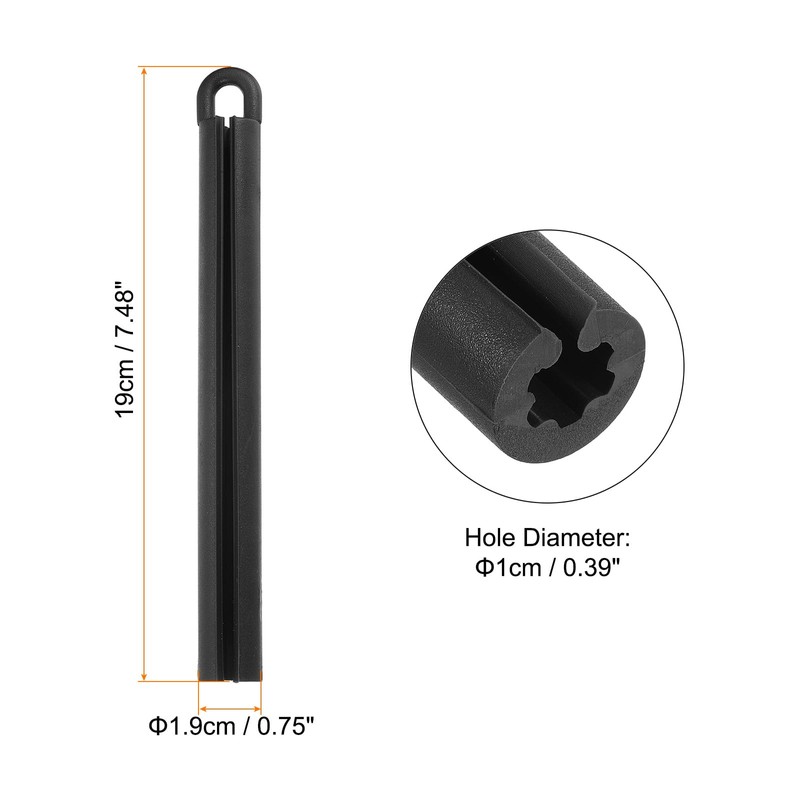 PATIKIL 7.5" Pool Cue Hanger, 3Pcs Snooker Billiard Table Cue