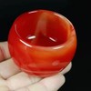 SaiDian 1Pcs Kung Fu Tea Cup Manmade Art Agate Carnelian