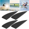 yaogohua Surfing Watershed Fin, 4 Piece Surfboard Fins Set, Plastic