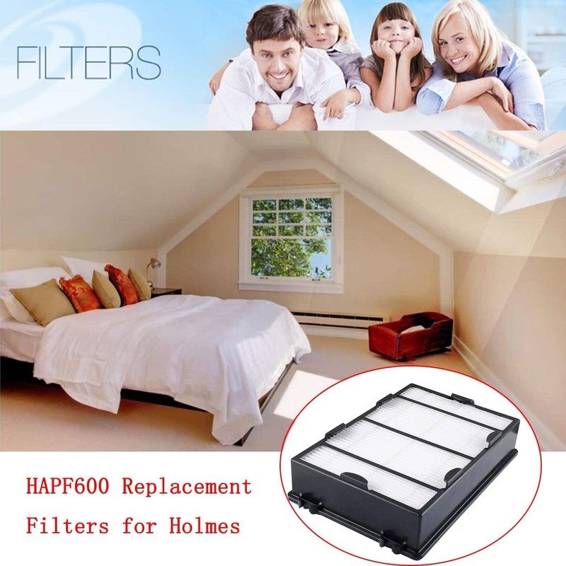 HAPF600 True HEPA Filter Compatiable with Holmes B Filter -