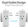 Fosmon Outlet Timers for Electrical Outlets, 24-Hour Dual Plug in