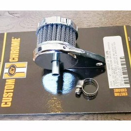 Custom Chrome No-Return Crankcase Breather Kit Fits For Harley Sportster & Big Twin 1975-Up