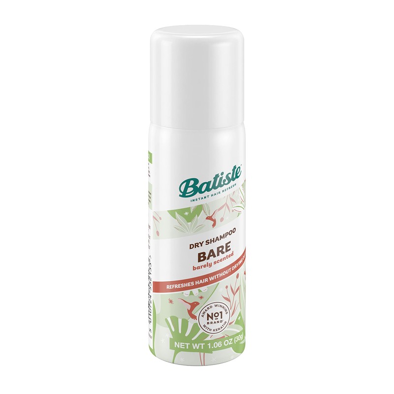 Batiste Dry Shampoo, Bare, Mini Travel Size 1.6 oz (Pack