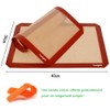 Twolights Backmatte aus Silikon, Anti-Haft, Backpapier, ohne BPA, 40 x