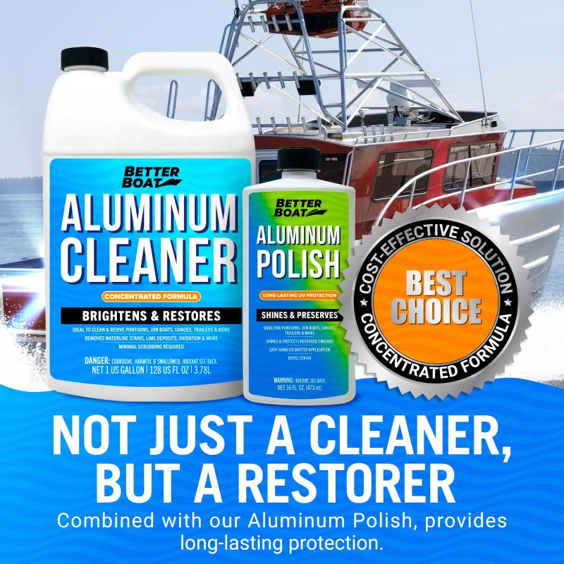 Better Boat Aluminum Cleaner & Brightener & Restorer Aluminum Pontoon