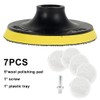7 Pcs Wool Polishing Buffing Pads Buffer Foam Drill Wheel