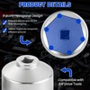 DASBET 5PCS Oil Filter Cap Wrench Socket Set 3/8" Drive