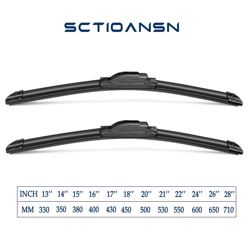 3 Wipers Set for Scion XD 2008-2011, Windshield Wiper Blades