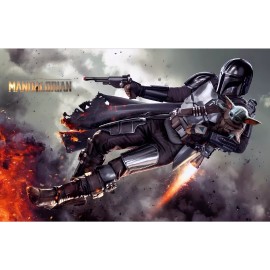 Stern Mandalorian Pinball Machine Custom TRANSLITE #2