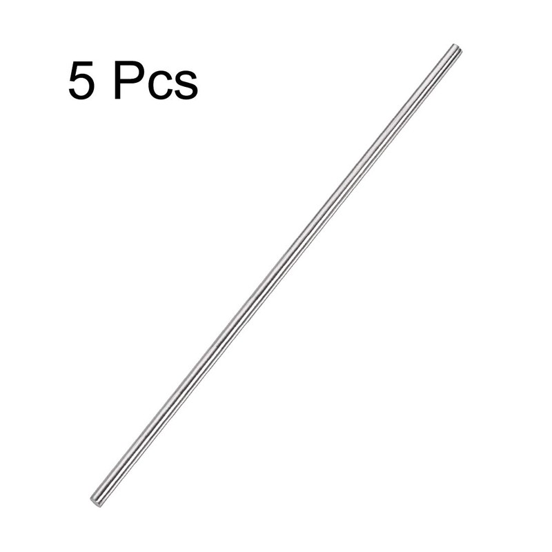 uxcell 4mm x 300mm 304 Stainless Steel Solid Round Rod