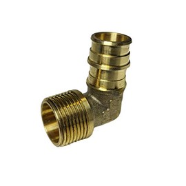 10 Pieces XFITTING 3/4" Pex A x 3/4" Male Elbow, NPT Threaded, F1960 Expansion Elbow