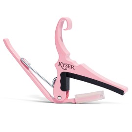 Kyser Quick-Change Guitar Capo for 6-string acoustic guitars, Pink, KG6KA