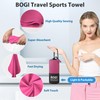BOGI Microfiber Travel Sports Towel-Quick Dry Towel, Soft Lightweight Microfiber