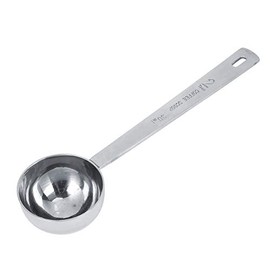 Cuchara Medidora de Café, Cucharadas de Café de Acero Inoxidable Plateado Multifunción de Mango Largo de Metal para Cocina Bar Cafetería (30 ml)