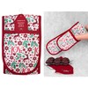 Christmas Joy 18 x 88cm Christmas Joy Double Oven Glove