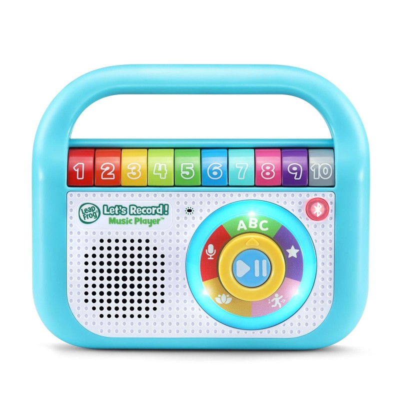 LeapFrog ¡Vamos a grabar! Reproductor de música, Azul Turquesa