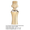 Brass Ice Tower Cedar Water Fountain Nozzle Spray Head Adjustable