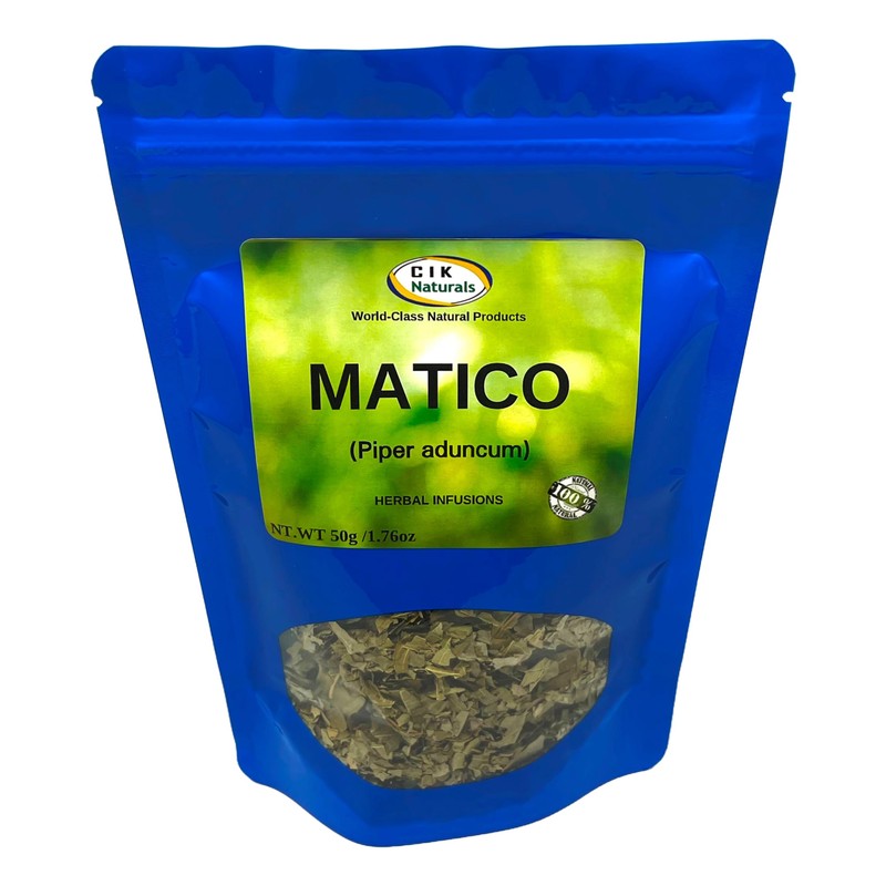 CIK Naturals Matico Herbal Infusion Tea-Piper aduncum Zip lock bag