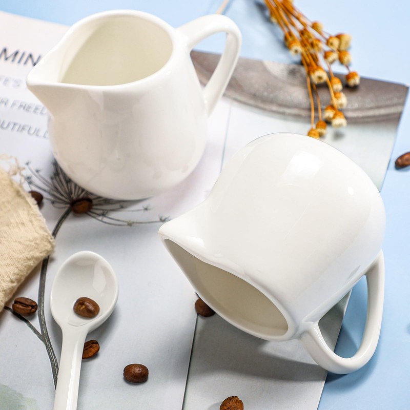 Small Milk Jug Set - 130 ml Creamer Jug with