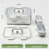 240oz Large 304 Stainless Steel Food Storage Jar with Individual
