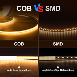 Macchiatto COB LED Strip Warm White 5 m