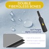Zeproage Fiberglass Umbrella, Windproof & UV Protection, Lightweight Large Canopy,