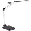 Flynn Modern Task Desk Lamp with USB Charging Port and