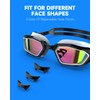 Findway Swimming Goggles, Anti Fog/UV,Polarized Goggles Swimming Adult for Men