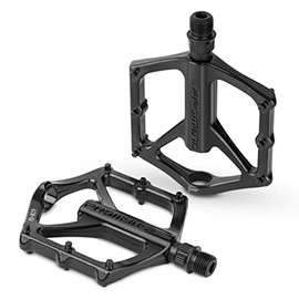Pedales DU para Bicicleta de Montaña,Pedales Universales de Aleación de Aluminio con Clavos Antideslizantes para Bicicleta de Carretera de 9/16 Pulgadas,Pedales Planos Ligeros para Bicicletas