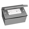 Sigma Electric 14249 Gray Sigma Horizontal Gfci Outlet Cover Wp
