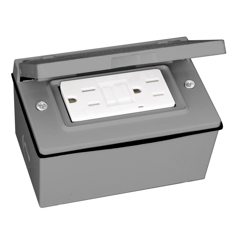 Sigma Electric 14249 Gray Sigma Horizontal Gfci Outlet Cover Wp