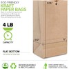 Made in the USA #4 Lb Kraft Brown Paper Lunch