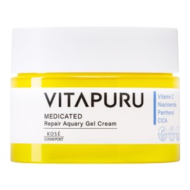 KOSE Vitaple Repair Aquary Gel Cream, Hypoallergenic, High Purity, Vitamin C, Lactic Acid Bacteria, Ceramide, Deer, 3.2 oz (90 g)