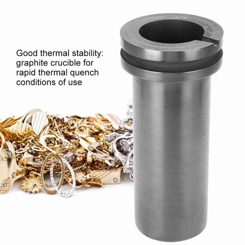 2kg Graphite Crucible Metal Melting Gold Silver Scrap Furnace Casting