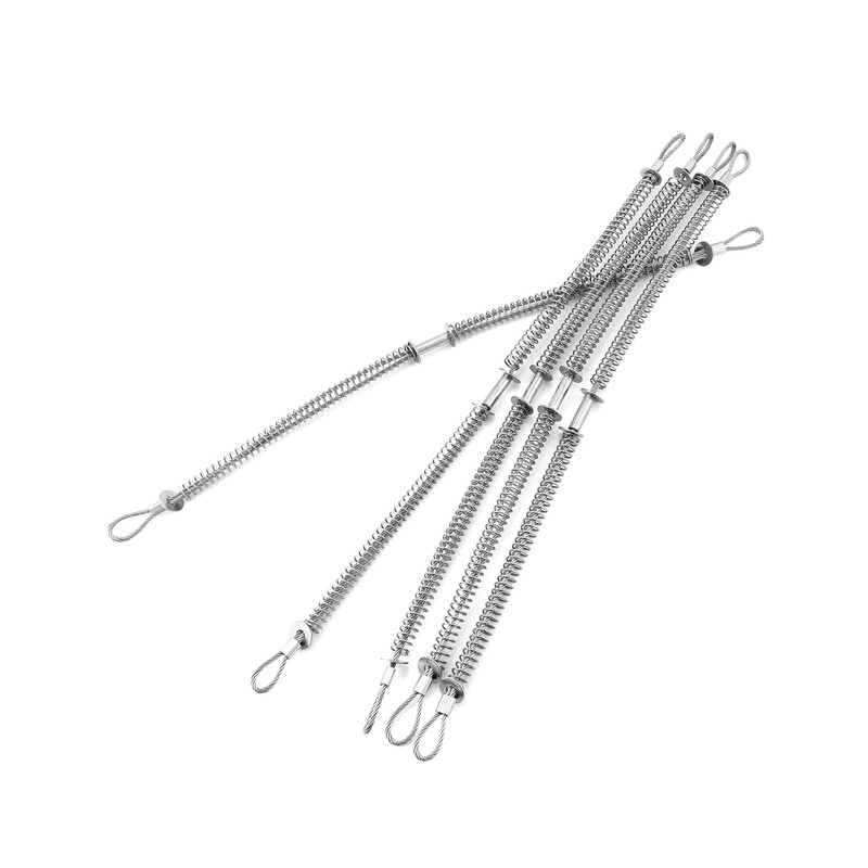 QWORK Hose, 1/8" x 20" 200 PSI Safety Whip Check
