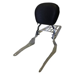 Contoured - Sissy Bar Backrest & Luggage Rack for 06+ Suzuki Boulevard M109 M109R VZR1800 Intruder M1800R