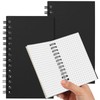 Jutom 2 Pcs Small Graph Paper Pads Notebook Mini Spiral