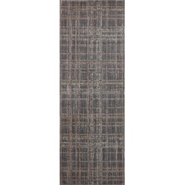 Loloi Angela Rose Ember Collection EMB-01 Midnight/Dove 2'-7" x 10'-0" Runner Rug