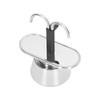 Moka Pot 100ml Dual Pipe Stainless Steel Durable Food Grade
