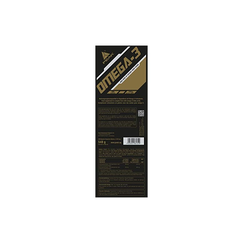 PEAK Omega 3-400 Capsules