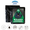 RAINDEWAY Drawstring Tarp 6x6 Feet (2pack), 9 mil Black Poly