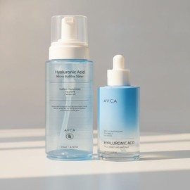 AVCA Hyaluronic Acid Moisture Refilling Set Toner 250ml x 1 + Ampoule 100ml x 1 4107433 FREE / AVCA 히알루론산 수분충전 세트 토너 250ml 1개+앰플 100ml 1개 4107433 FREE