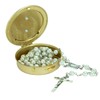 CA Gift CS123 Confirmation Pearl Rosary with Keepsake Box, Gift