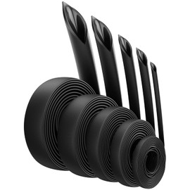 3:1 Heat Shrink Tubing Diameter 7.9 mm & 2 m Length, Heat Shrink Tube Sold by the Metre, Waterproof, Insulating Tape, and Cable Connecting Heat Shrink Tubing, 5 Diameter Options (Black)