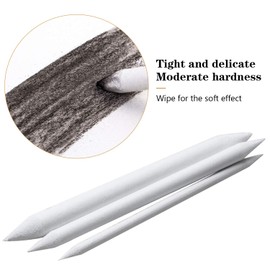 8 Piece Mixing Paper Wiper Stompen Set with 1 Piece Sandpaper Pencil Sharpener for Student Sketch Drawing