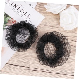 HEALLILY 30 Piezas moño redecillas para el cabello cubierta de moño de pelo redecilla para el cabello red de pelo de malla tocado a elástica para el red de a