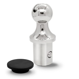 60601 Puck System Gooseneck Hitch Ball, Compatible with 2013-2025 Dodge RAM 2500 3500, 2-5/16 Inch Gooseneck Ball for Truck Bed with a Replacement Gooseneck Hitch Cap | 30000 lbs GTW/ 7500 lbs VTW