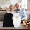 Abooxiu 10 Inches Cremation Urns for Human Ashes Ceramic Keepsake